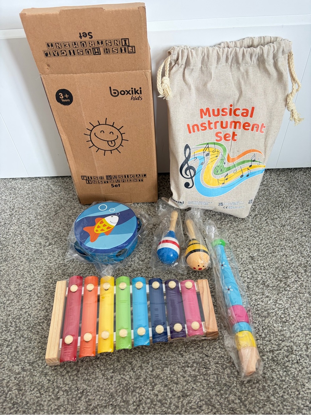 New Kids 6 piece musical instrument set